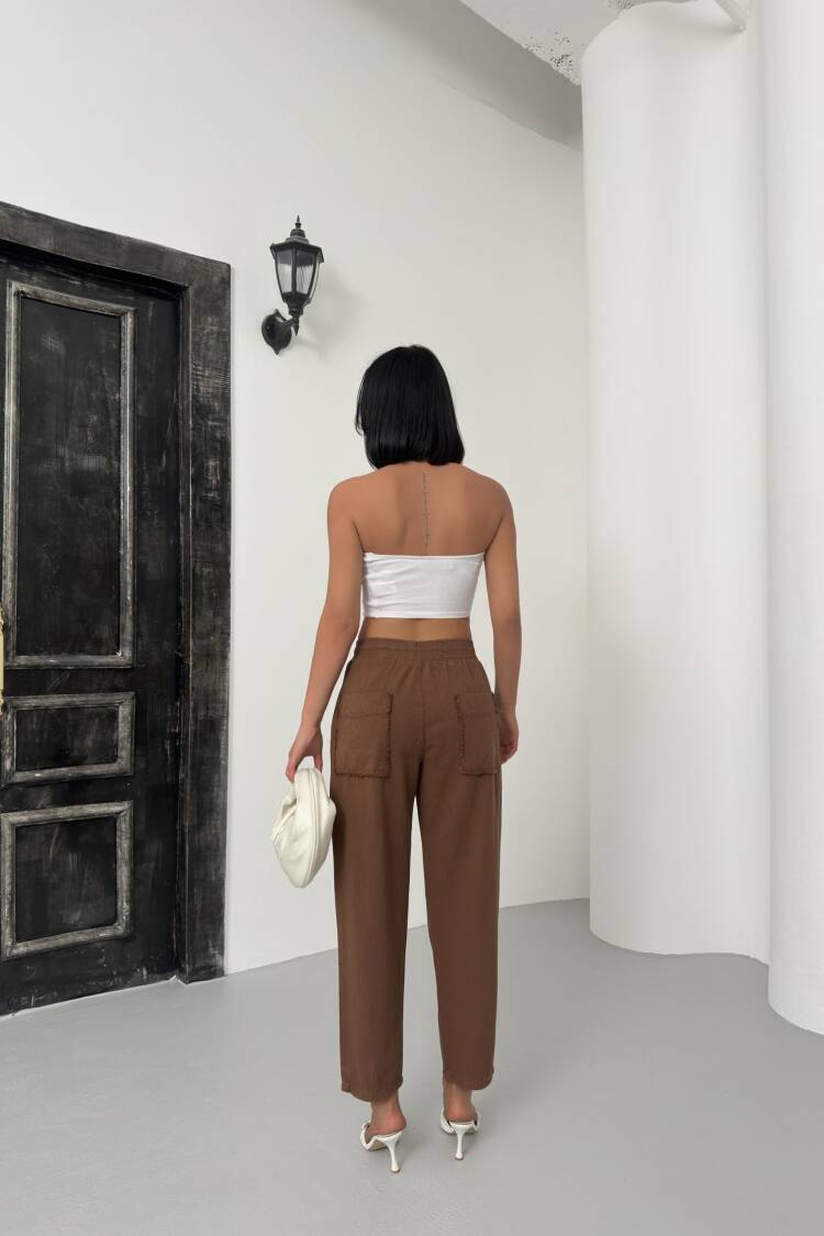 Striped Gabardine Pants