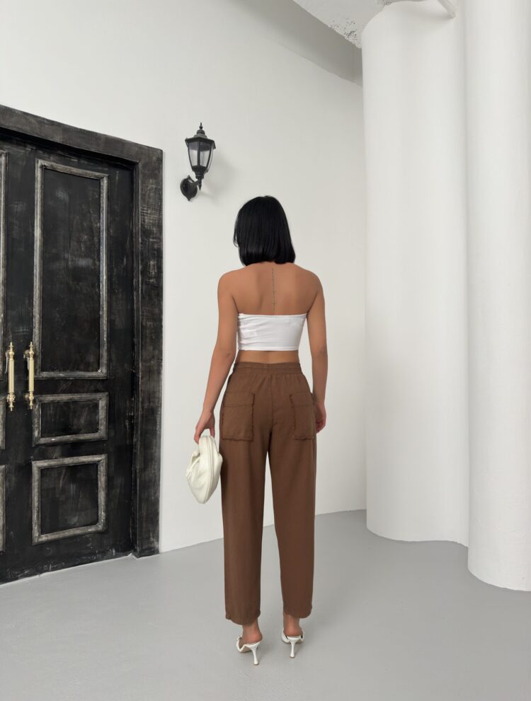 Striped Gabardine Pants