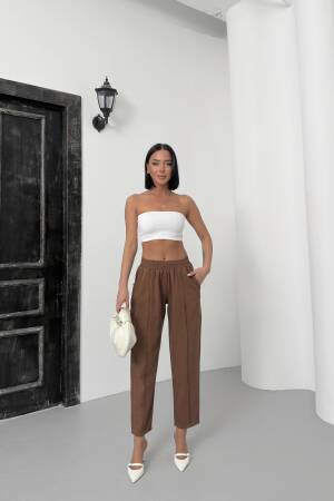 Striped Gabardine Pants - My Fashion - Globality Store - Women Clothes Wholesale Turkey