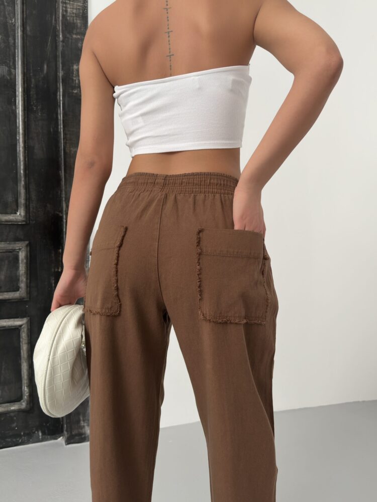 Striped Gabardine Pants