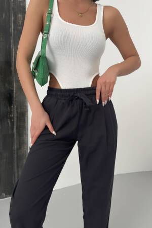 Drawstring Carrot Leg Pants - My Fashion - Globality Store - Women Clothes Wholesale Turkey