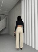 Polyviscose Belted Pants - My Fashion - Globality Store - Women Clothes Wholesale Turkey
