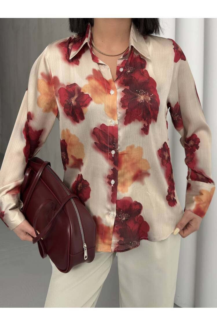 Opener Rose Pattern Shirt