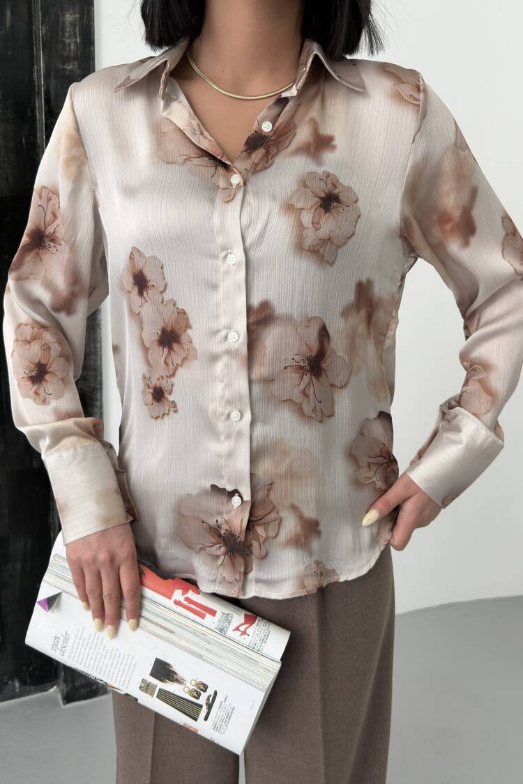 Opener Rose Pattern Shirt