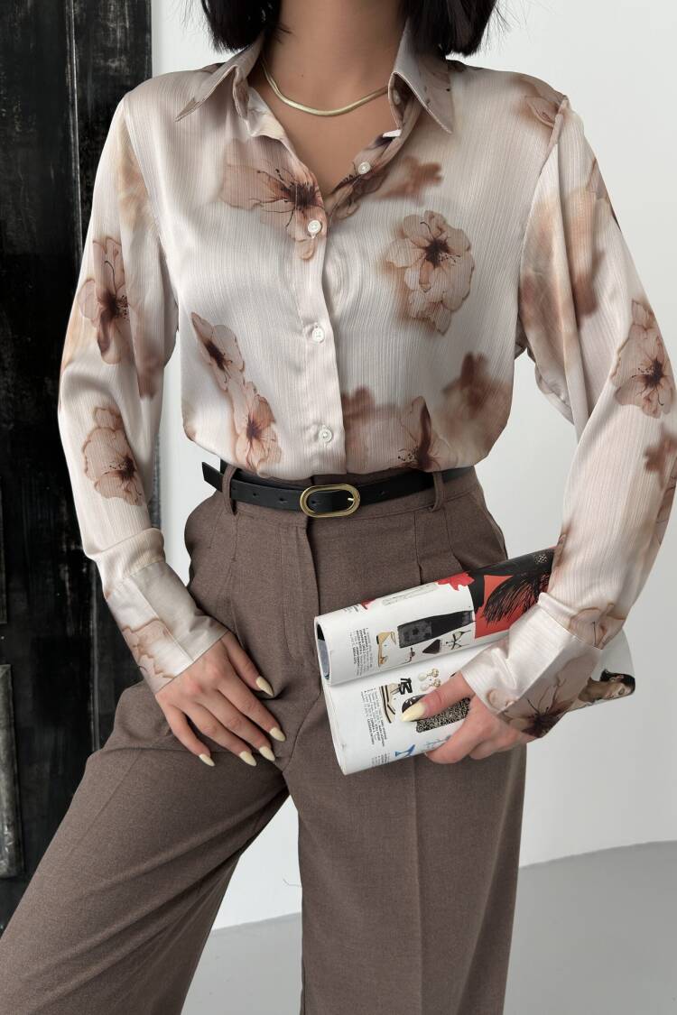 Opener Rose Pattern Shirt