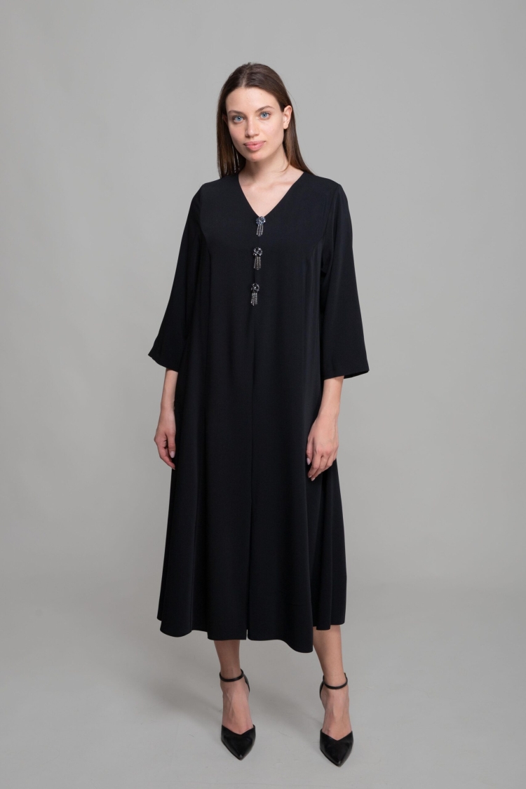 V Neck Suzanna Dress - GUMANIZE - Globality Store - Women Clothes Wholesale Turkey