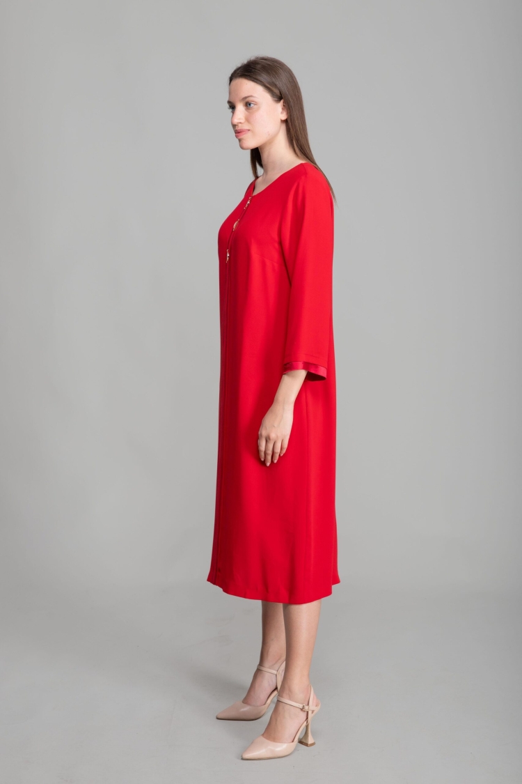 Round Neck Straight Skinny Suzanna Dress