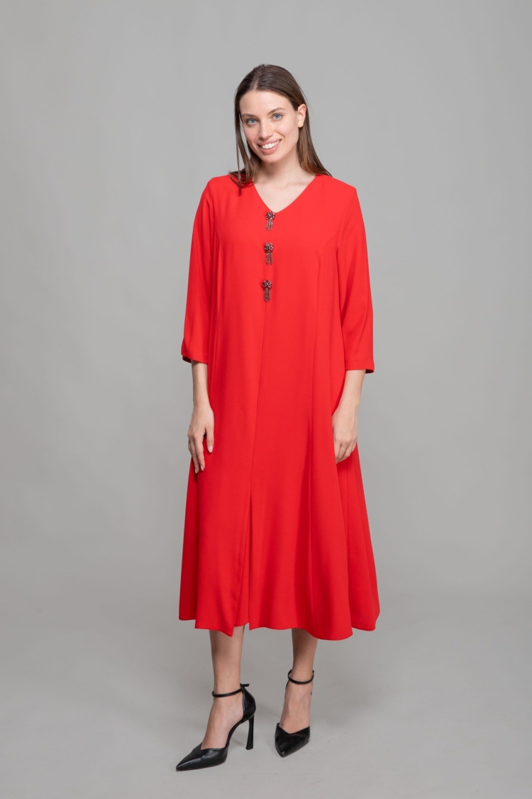 V Neck Suzanna Dress