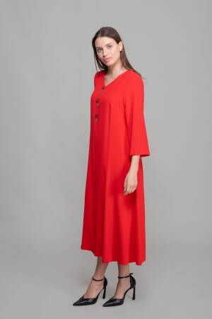 V Neck Suzanna Dress - GUMANIZE - Globality Store - Women Clothes Wholesale Turkey