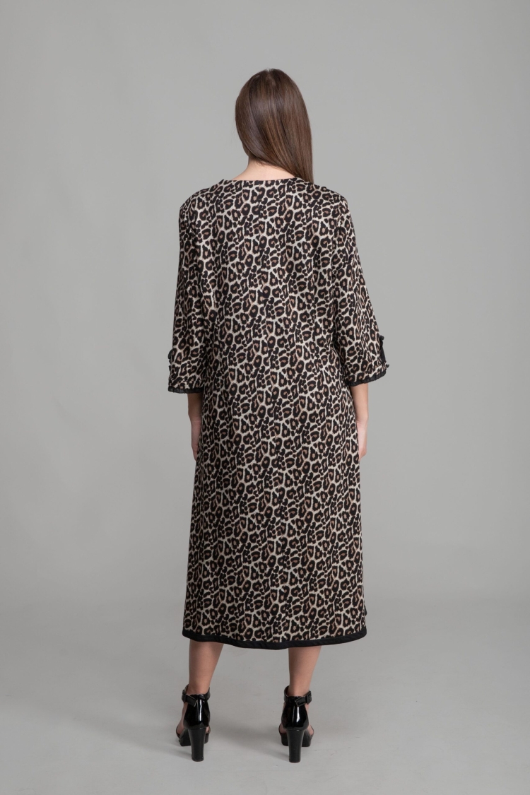 V Neck Knitted Empirme Dress