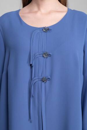Round Neck Suzanna Straight Skinny Dress - GUMANIZE - Globality Store - Women Clothes Wholesale Turkey