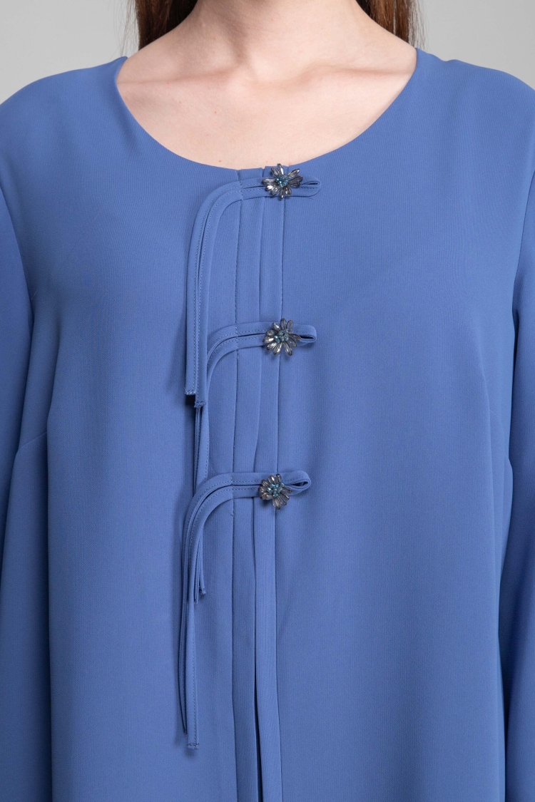 Round Neck Suzanna Straight Skinny Dress