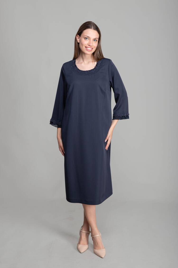 Round Neck Straight Skinny Suzanna Dress