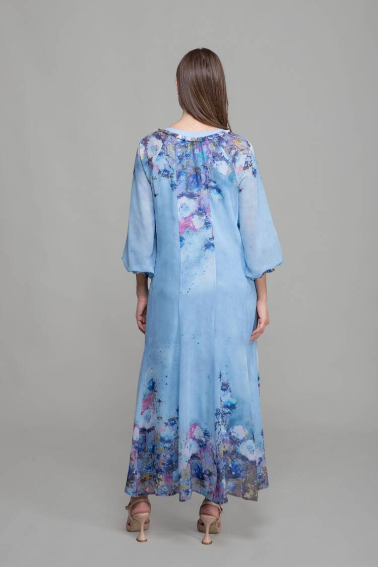 Round Neck Empirme Dress