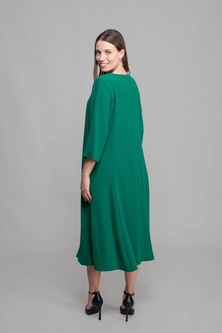 V Neck Suzanna Dress - GUMANIZE - Globality Store - Women Clothes Wholesale Turkey