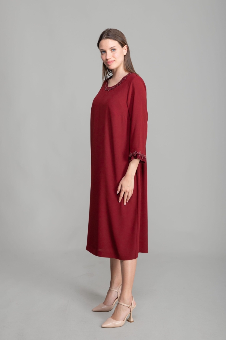 Round Neck Straight Skinny Suzanna Dress