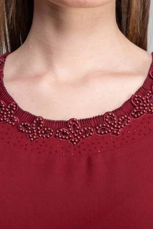 Round Neck Straight Skinny Suzanna Dress - GUMANIZE - Globality Store - Women Clothes Wholesale Turkey
