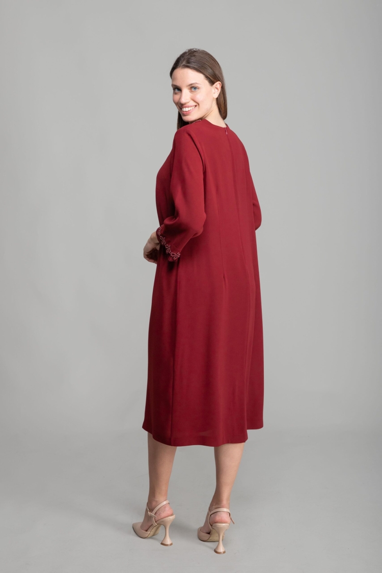 Round Neck Straight Skinny Suzanna Dress