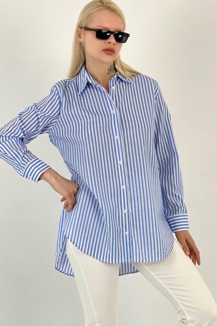 Make Stripe Stone On Shirt Front