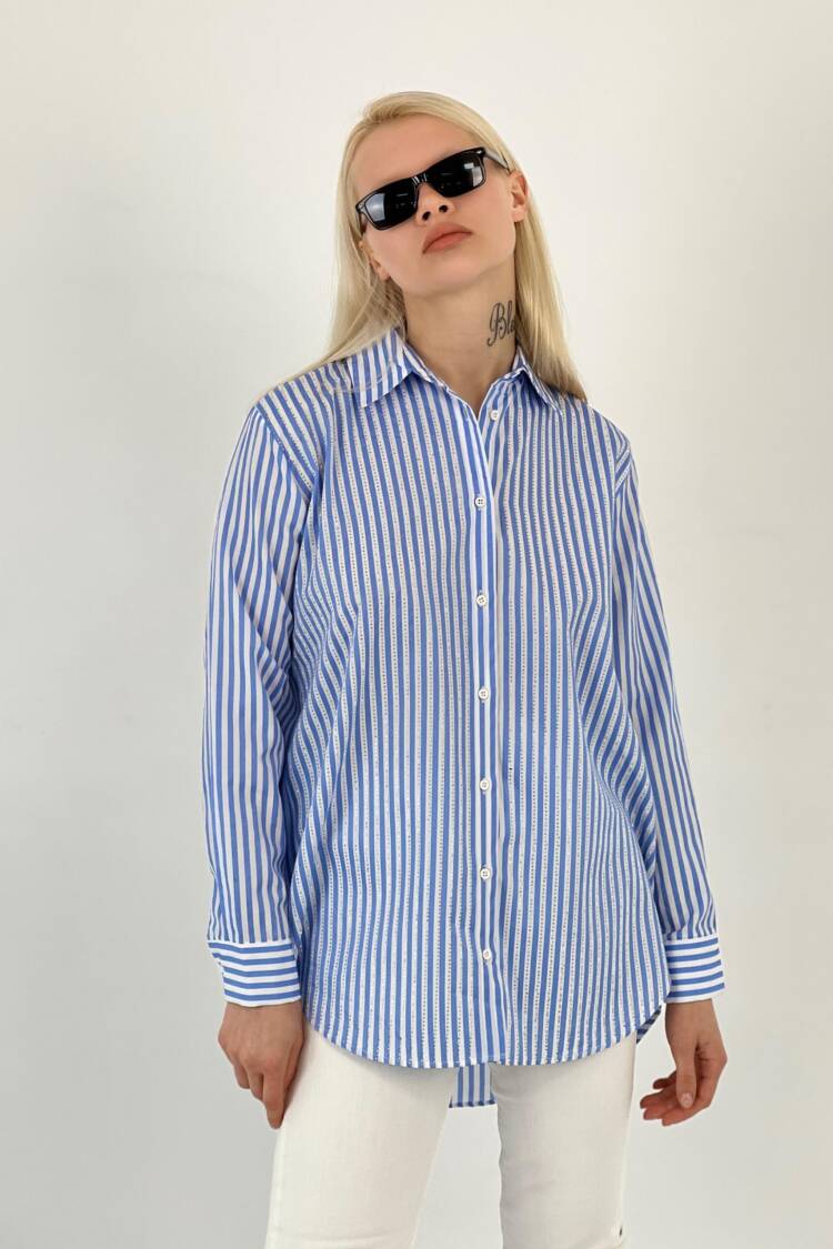 Make Stripe Stone On Shirt Front
