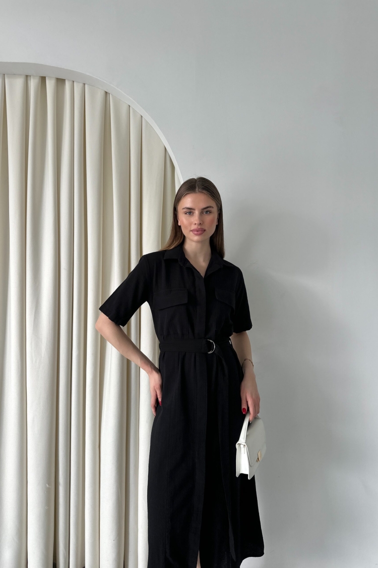 Belted Filam Dress