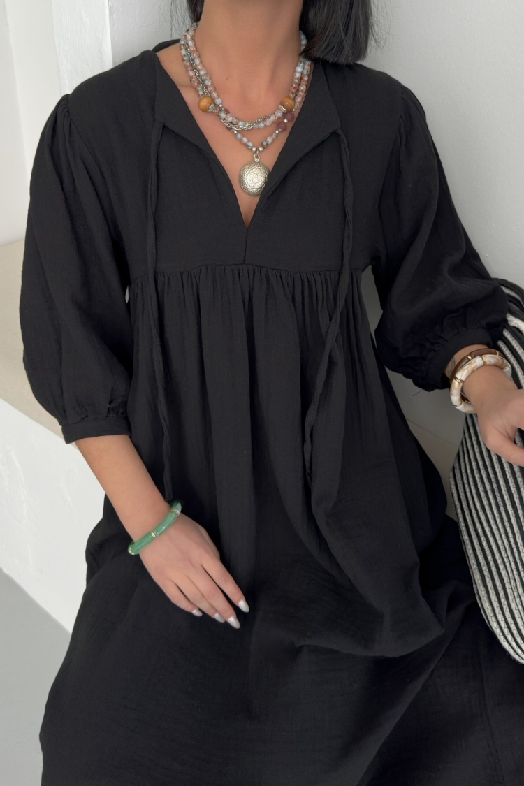 Mueslin Half Sleeve Dress