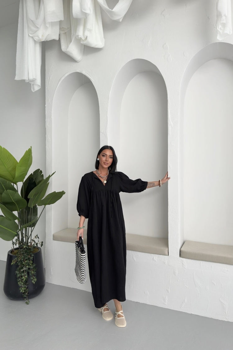 Mueslin Half Sleeve Dress