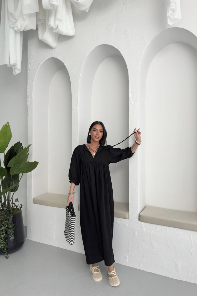 Mueslin Half Sleeve Dress
