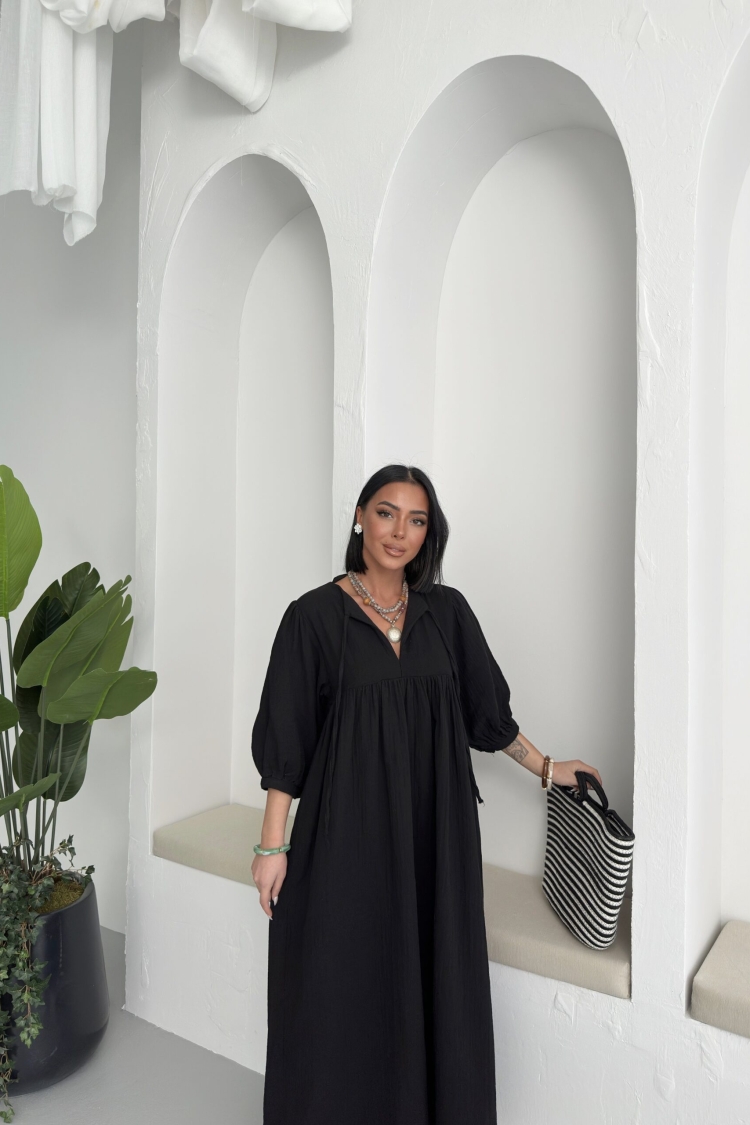 Mueslin Half Sleeve Dress