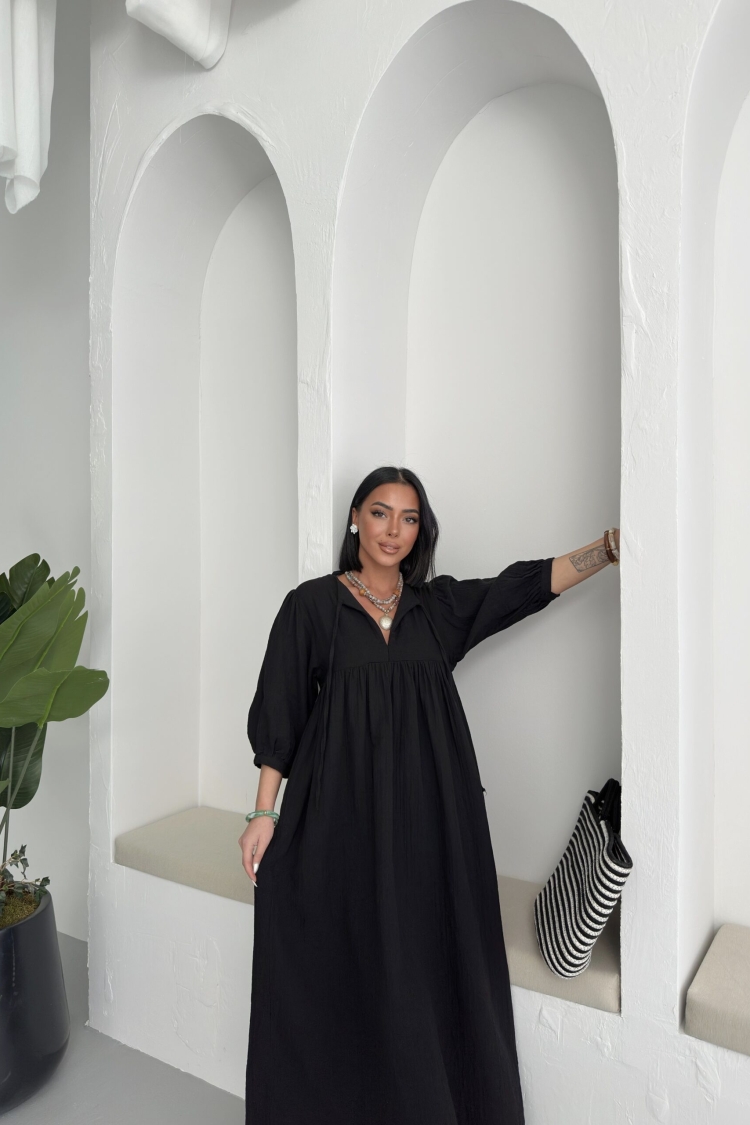 Mueslin Half Sleeve Dress