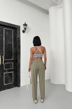 Pocketed Gabardine Pants - My Fashion - Globality Store - Women Clothes Wholesale Turkey