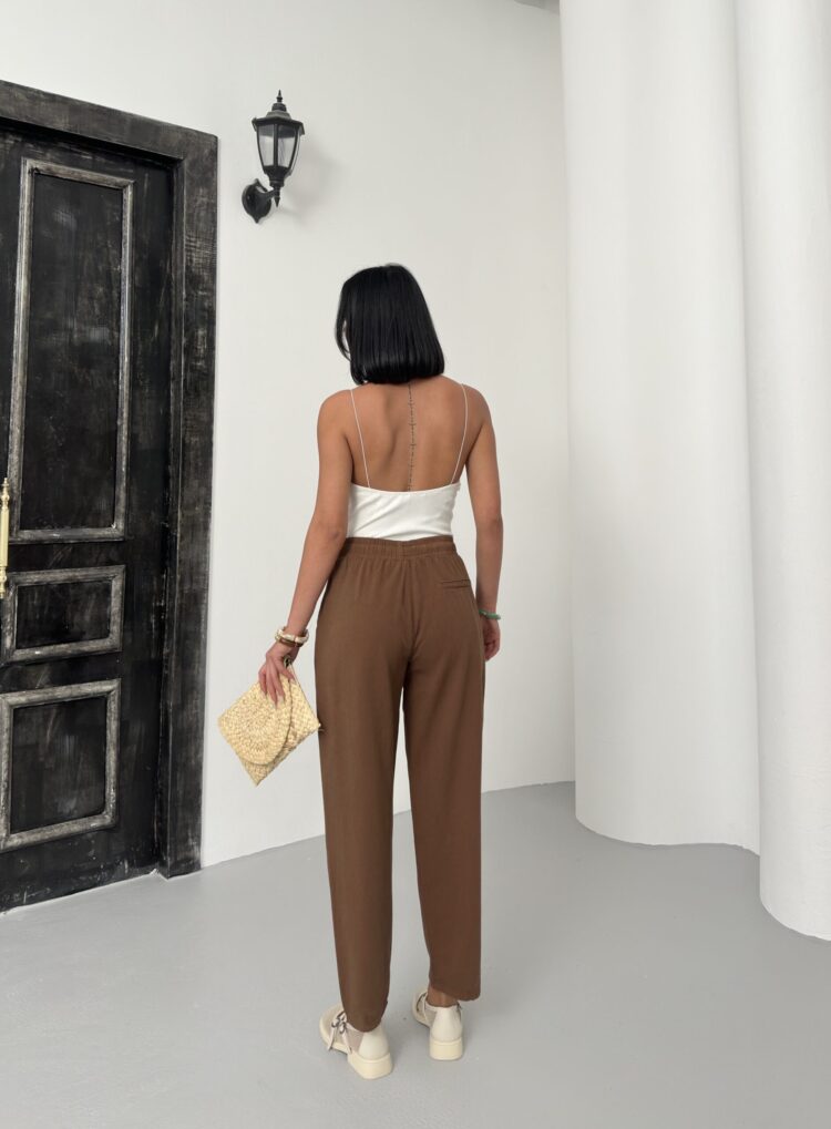 Pocketed Gabardine Pants