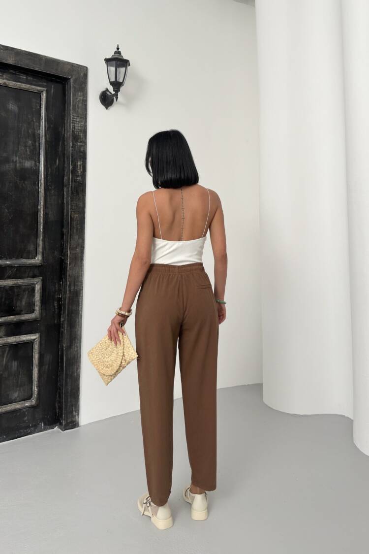 Pocketed Gabardine Pants