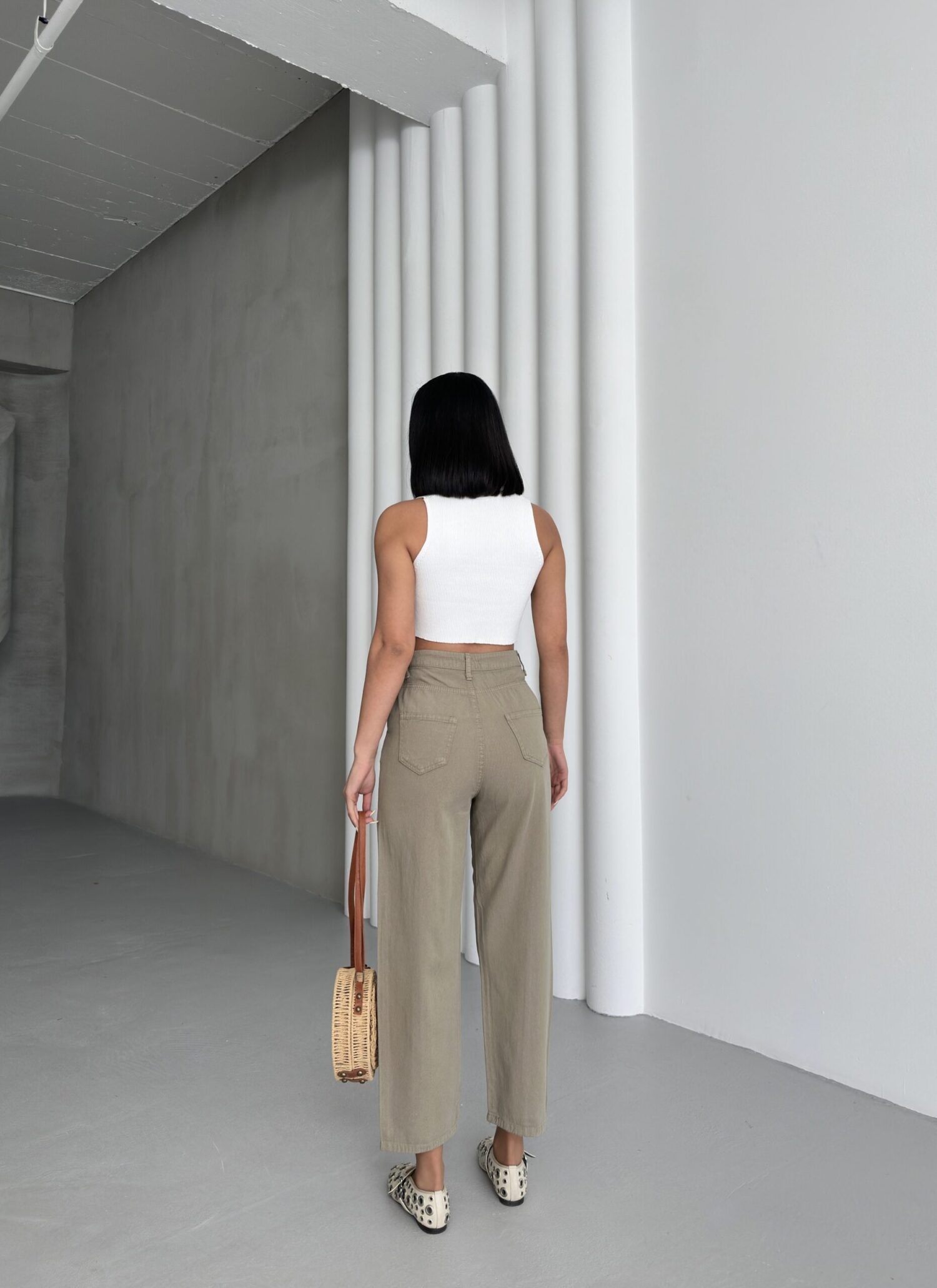 Detailed Gabardine Pants - My Fashion - Globality Store - Women Clothes Wholesale Turkey