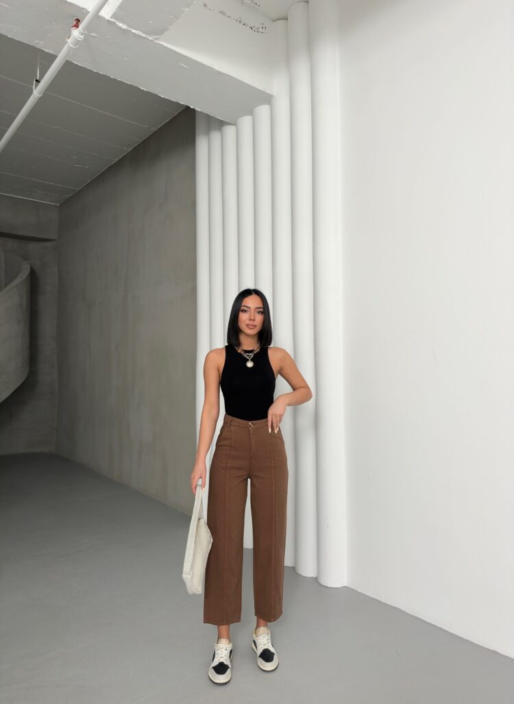 Detailed Gabardine Pants - My Fashion - Globality Store - Women Clothes Wholesale Turkey