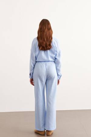 Elastic Waist Mueslin Pants - Levure - Globality Store - Women Clothes Wholesale Turkey