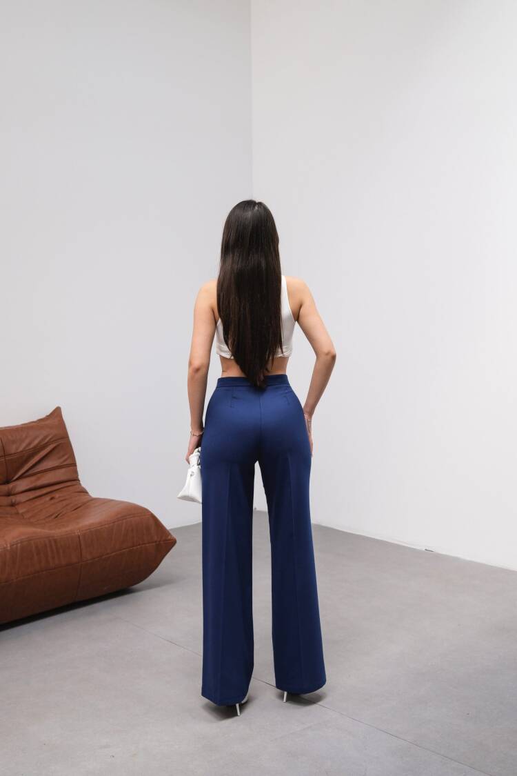 High Waist Streight Fit Palazzo Pants