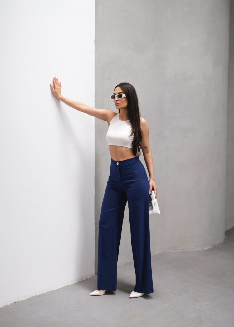 High Waist Streight Fit Palazzo Pants