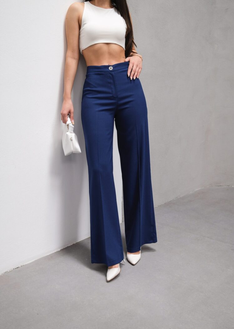 High Waist Streight Fit Palazzo Pants