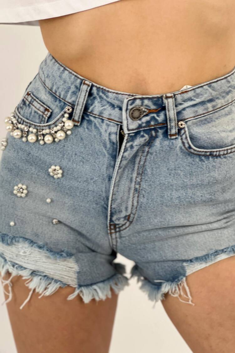 Stone Shorts - MISS POEM - Globality Store - Women Clothes Wholesale Turkey