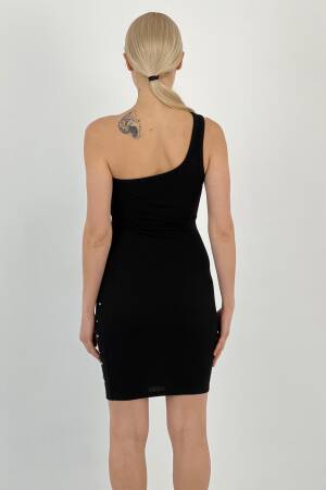 Dress Full Stone Knife - MISS POEM - Globality Store - Women Clothes Wholesale Turkey