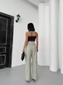 Pleated Linen Pants - My Fashion - Globality Store - Women Clothes Wholesale Turkey