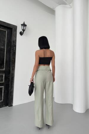 Pleated Linen Pants - My Fashion - Globality Store - Women Clothes Wholesale Turkey