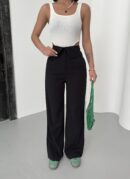 Pleated Linen Pants - My Fashion - Globality Store - Women Clothes Wholesale Turkey