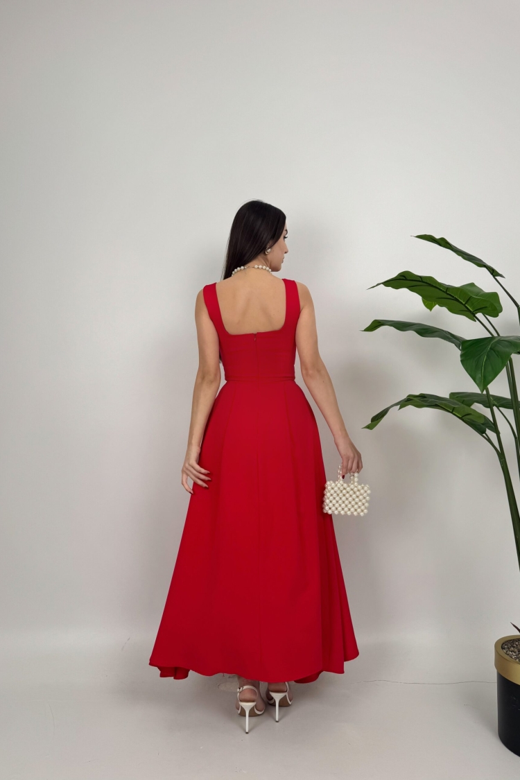 Belt Button Dress