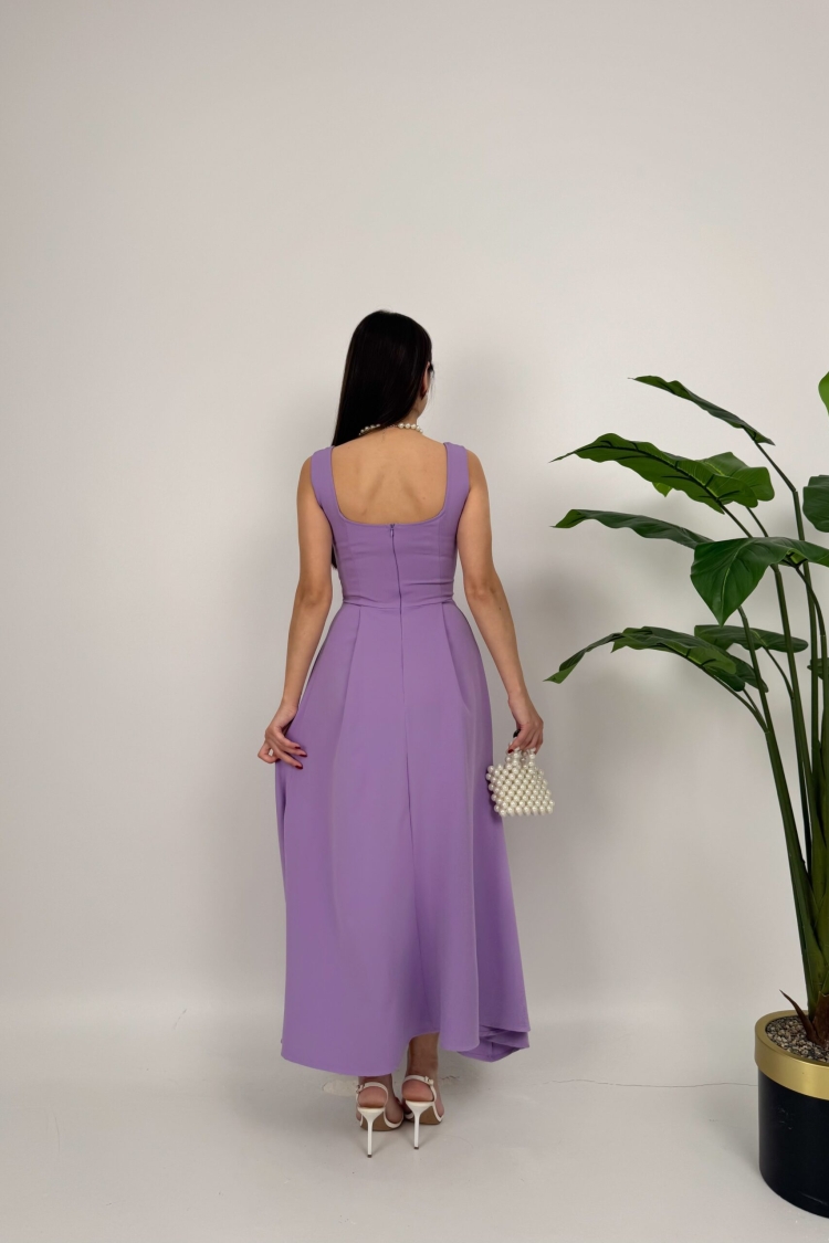Belt Button Dress