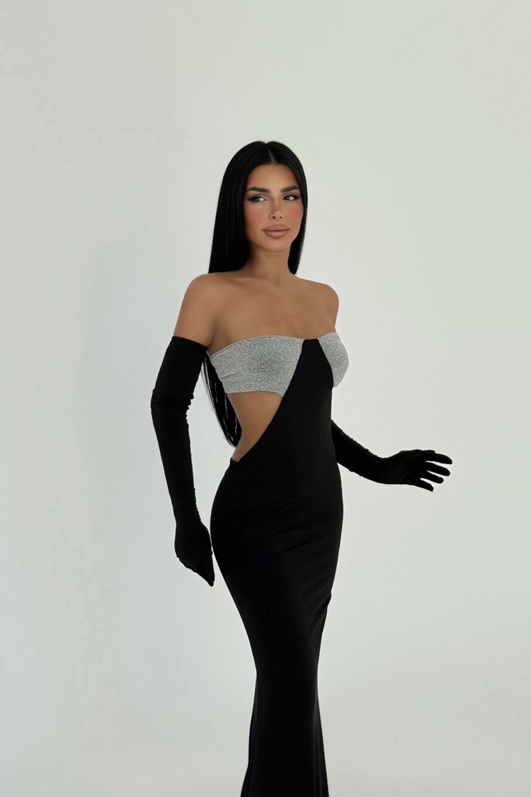 Elvera Glitter Detail Dress
