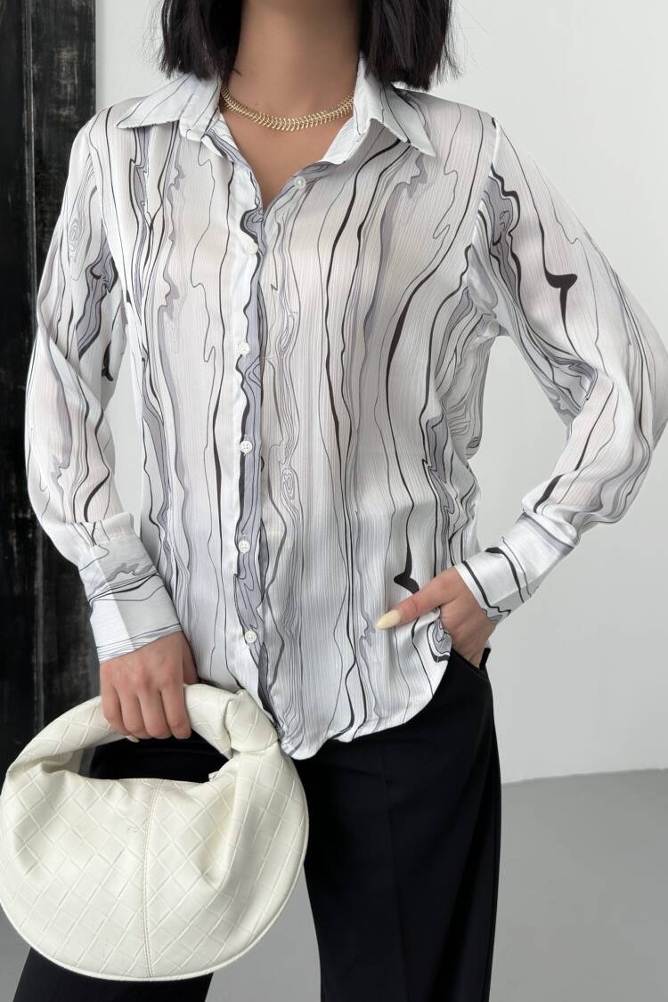 Tree Trunk Pattern Shirt