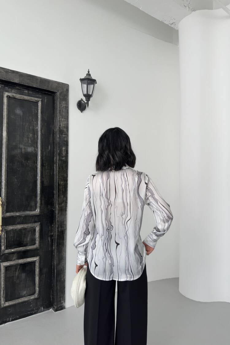 Tree Trunk Pattern Shirt