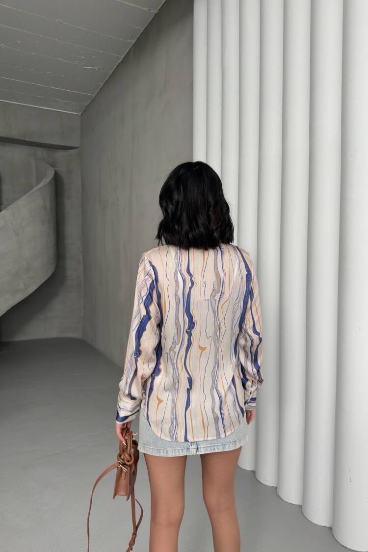 Tree Trunk Pattern Shirt